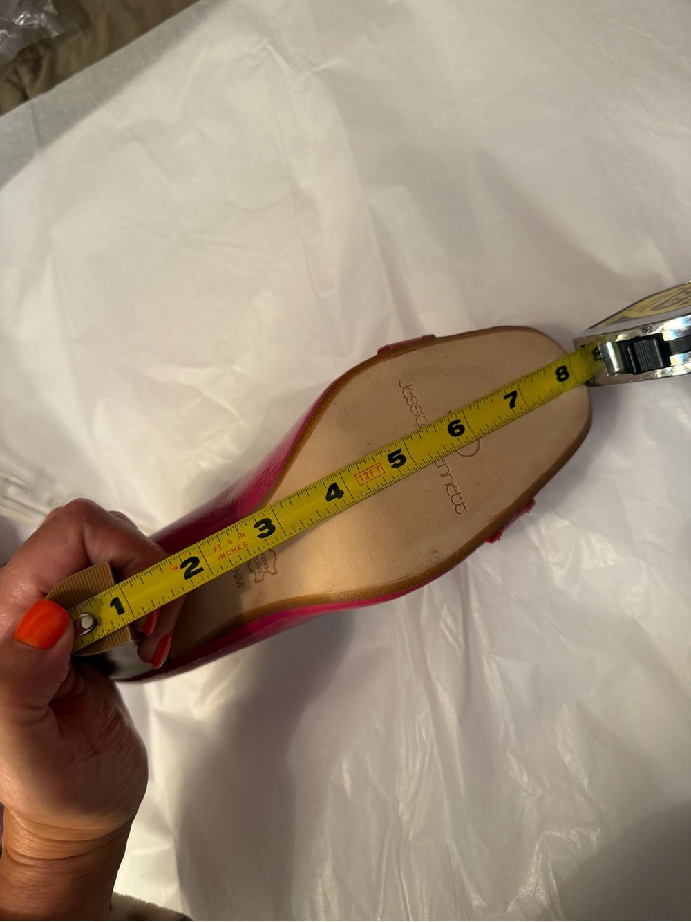 Jessica Bennett Pink Patent Buckle Pumps - Picture 12 of 16